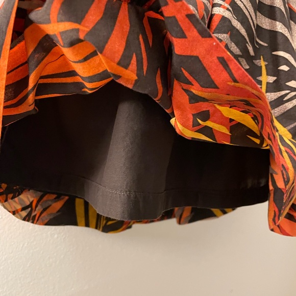 💙Flare skirt- Multcolor Fall  print - Picture 3 of 8